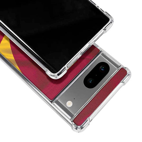 University of Southern California USC Trojans Jersey Google Pixel 7a Clear Case
